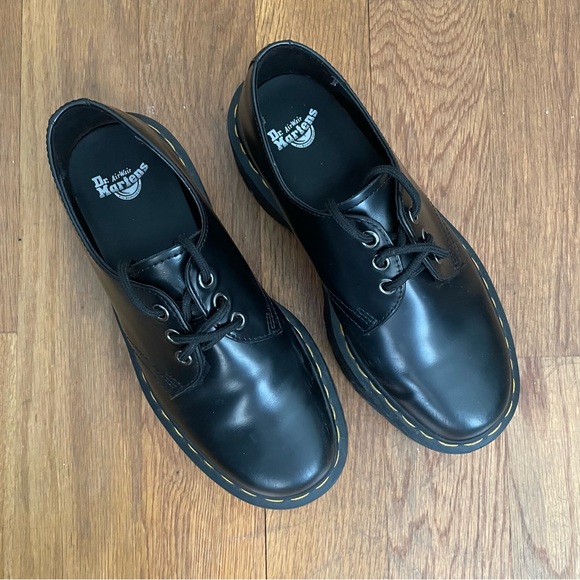 Dr Martins 1461 Quad Platform Oxfords EU38 / US7 Black - Picture 2 of 7